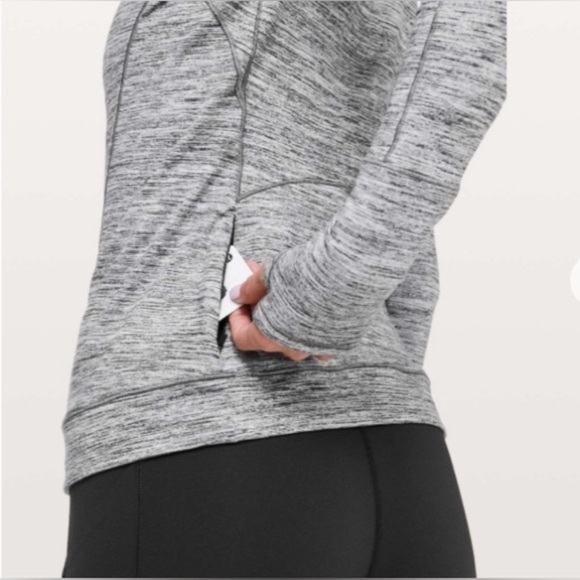 Lululemon Athletica Cypress Kiss long sleeve space dyed top gray size 6 - Picture 2 of 13